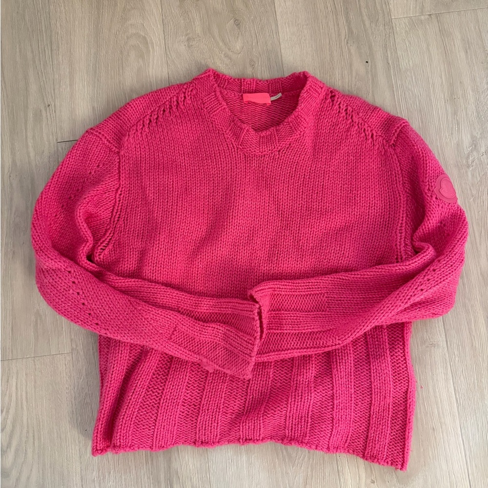 Moncler Pink Knit Sweater